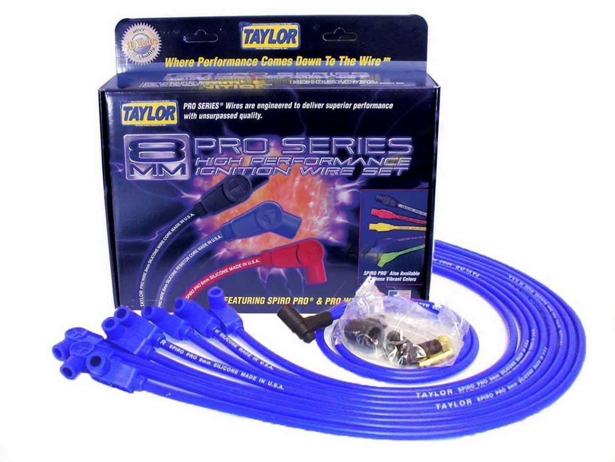 Taylor/Vertex SBC 8MM Pro Race Wires- Blue TAY76628