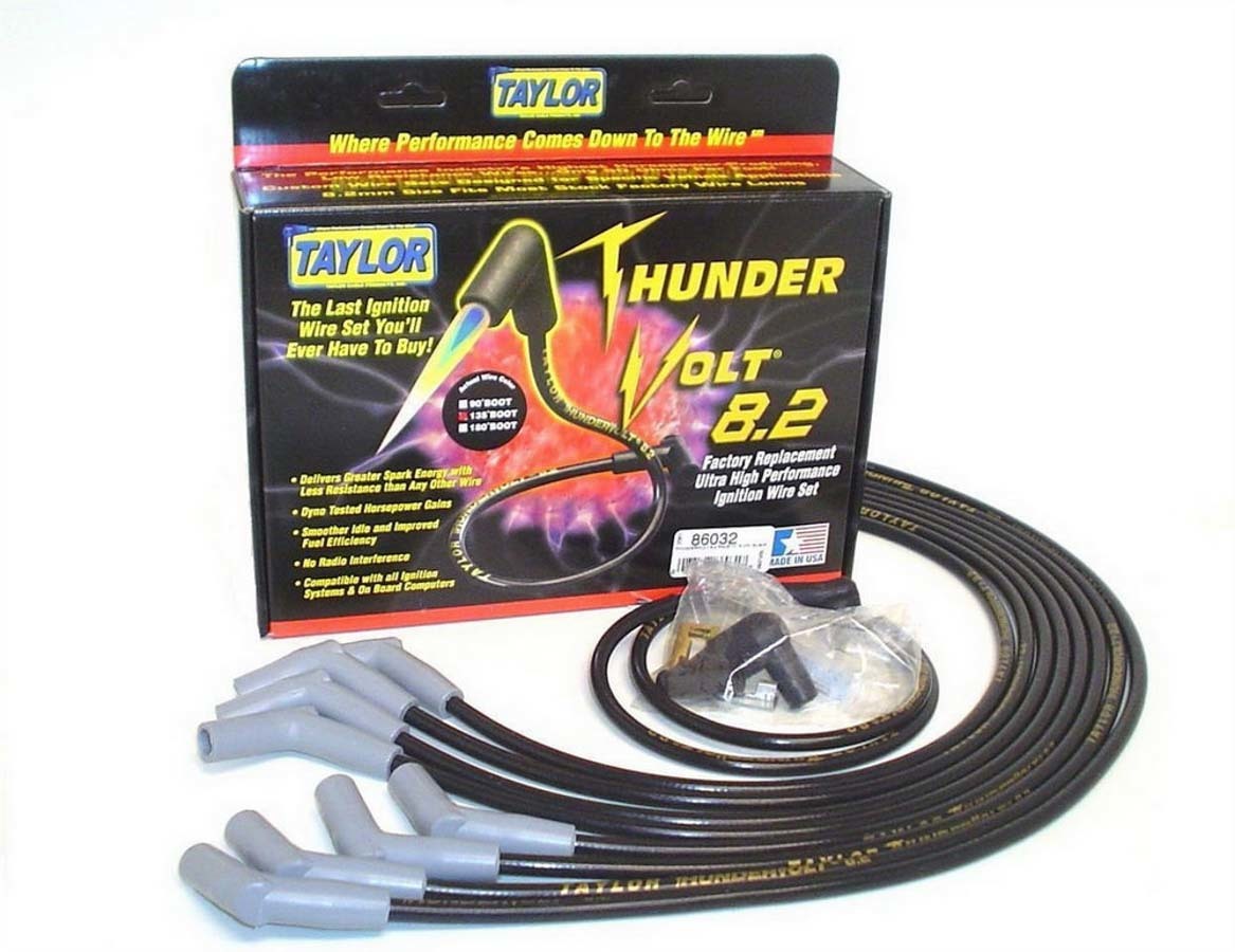 Taylor/Vertex Thundervolt 8.2 Plug Wire Set BBC Black TAY86032