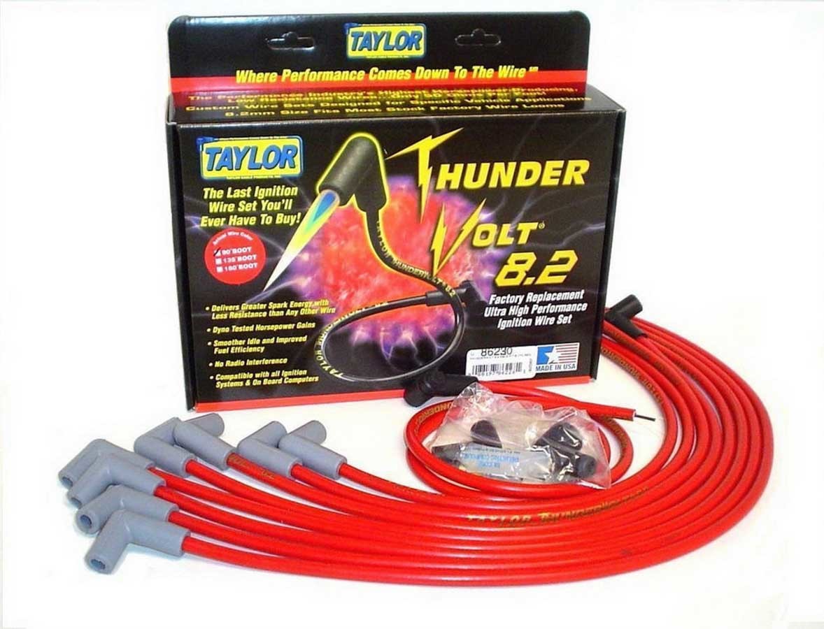 Taylor/Vertex 8.2 Thunder-Volt Spark Plug Wire Set Red TAY86230
