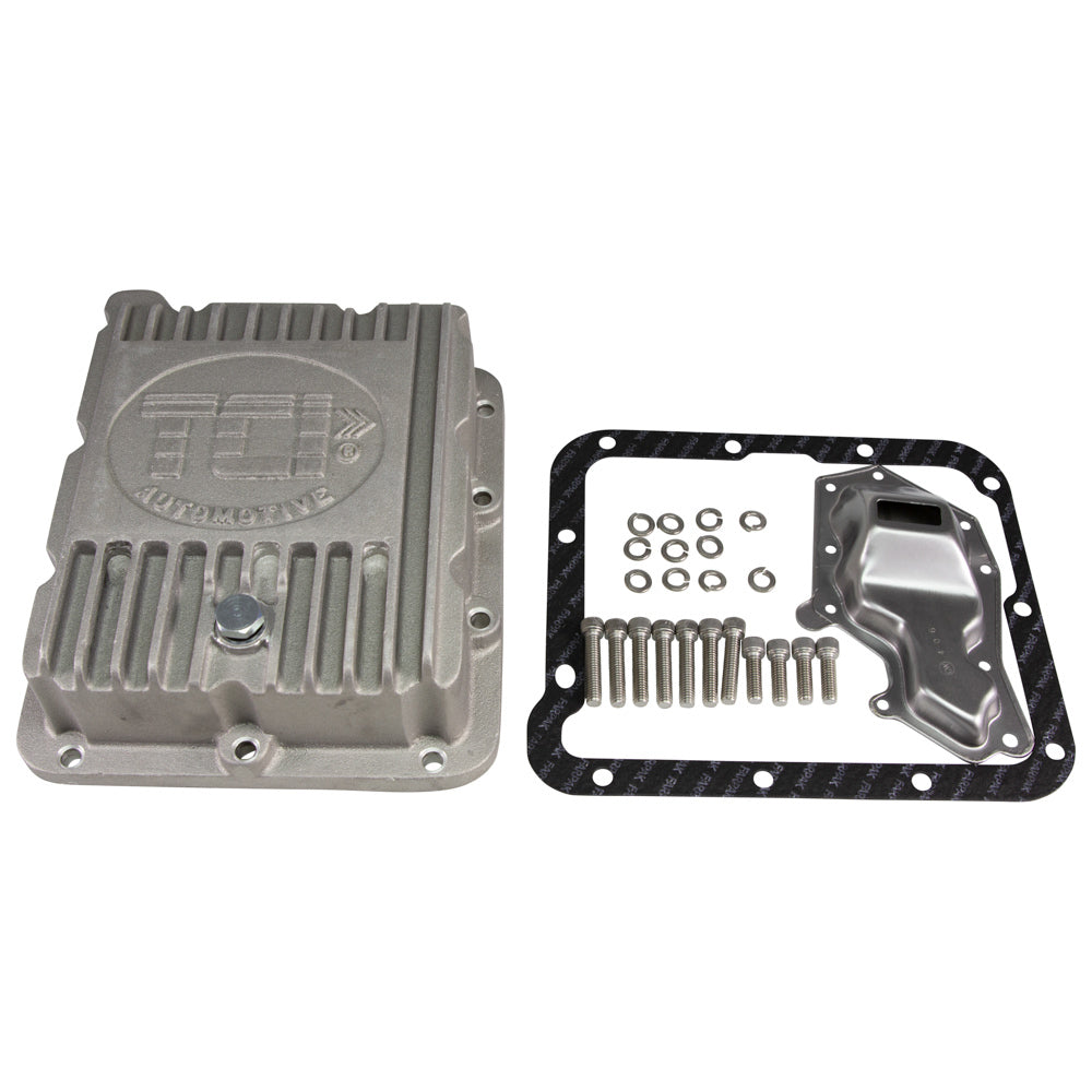 TCI Auto C-4 Cast Aluminum Deep Tranny Pan TCI518000