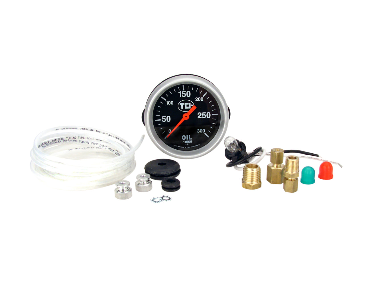 TCI Auto Pressure Gauge 2-5/8 Transmission Black Face TCI801100