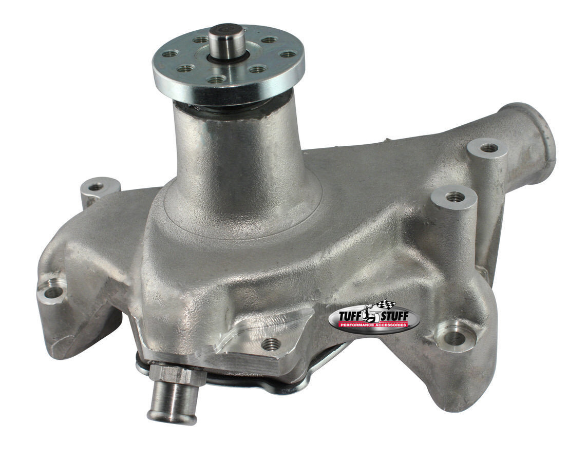 Tuff-Stuff SBC Long Water Pump Platinum As Cast TFS1511NC