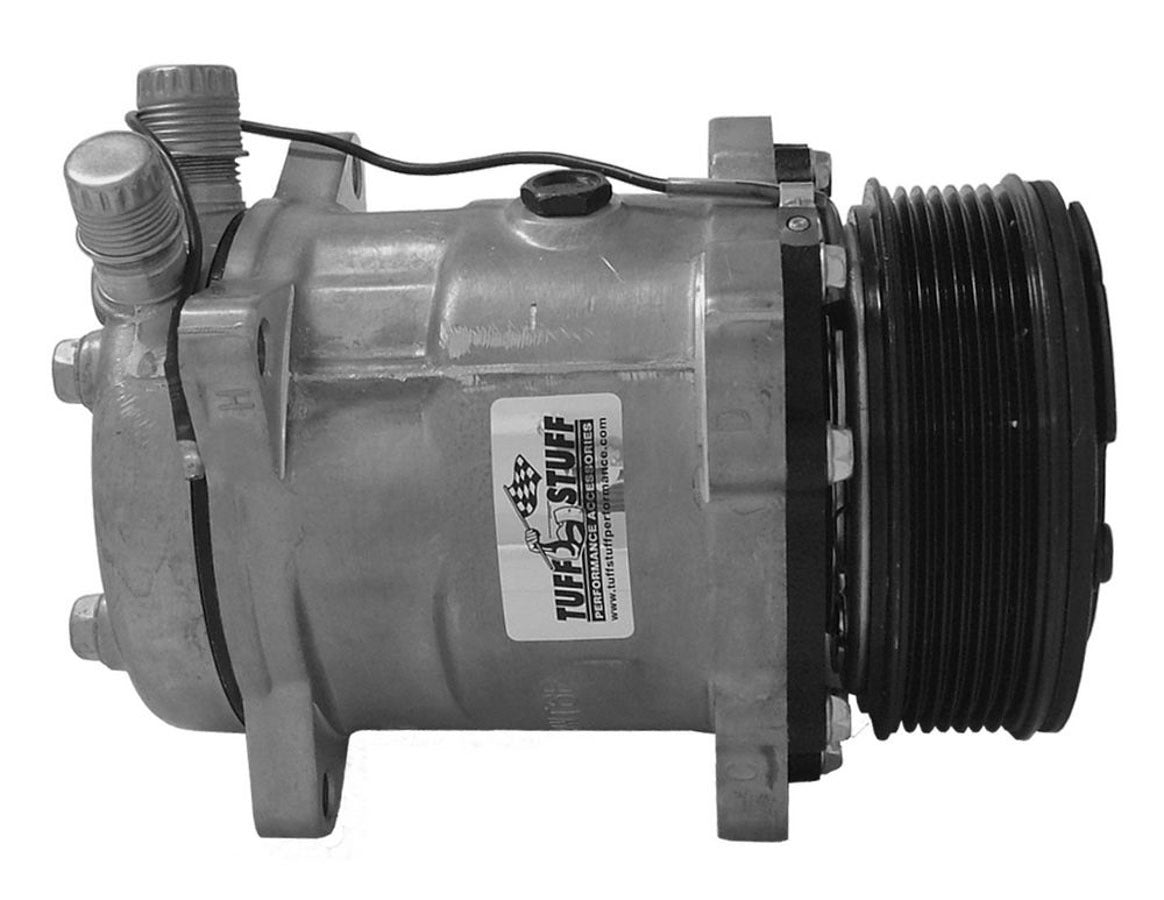 Tuff-Stuff 508 Compressor R134A Plain Serpentine TFS4515NC6G