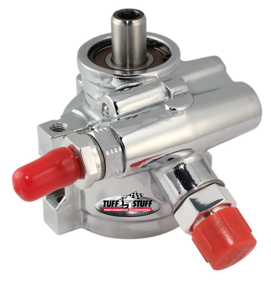 Tuff-Stuff Type II Power Steering Pump Chrome w/AN Fitting TFS6170ALD-2