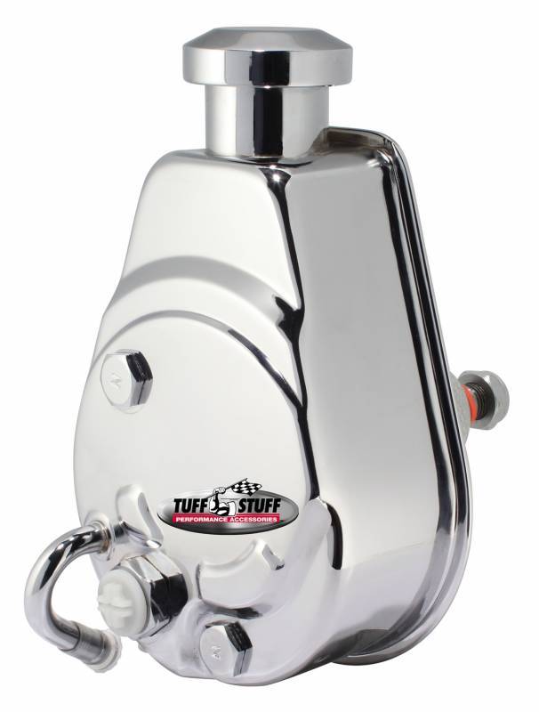 Tuff-Stuff GM Power Steering Pump Keyed shaft chrome TFS6171A