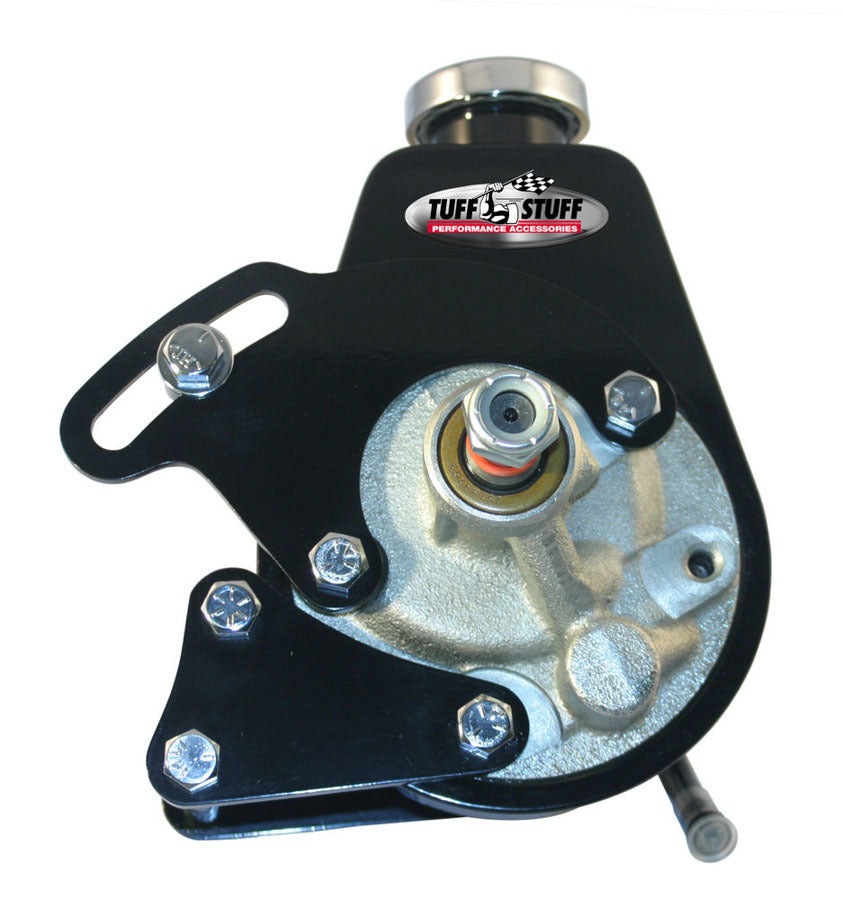 Tuff-Stuff SBC Power Steering Brckt LWP Black TFS6508B