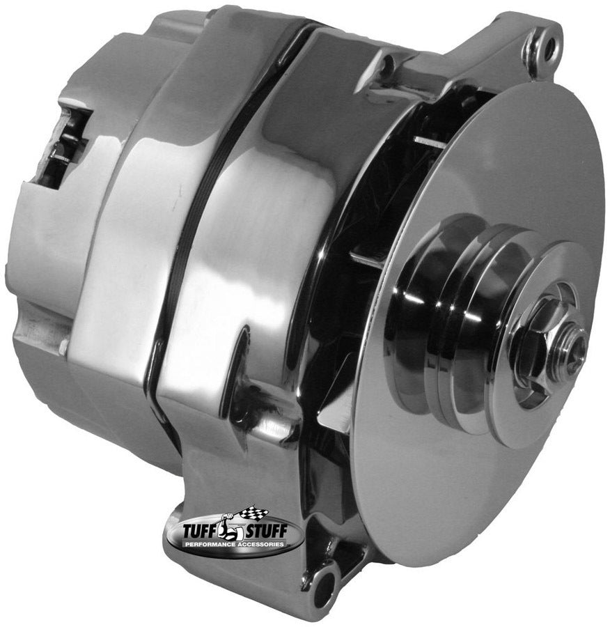 Tuff-Stuff GM Alternator 80 Amp Ext Reg Chrome TFS7102NA