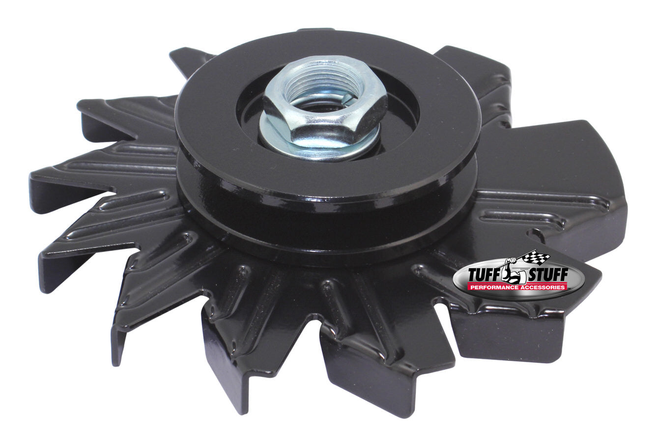 Tuff-Stuff Alternator Stealth Black Fan and Pulley Combo TFS7600AB