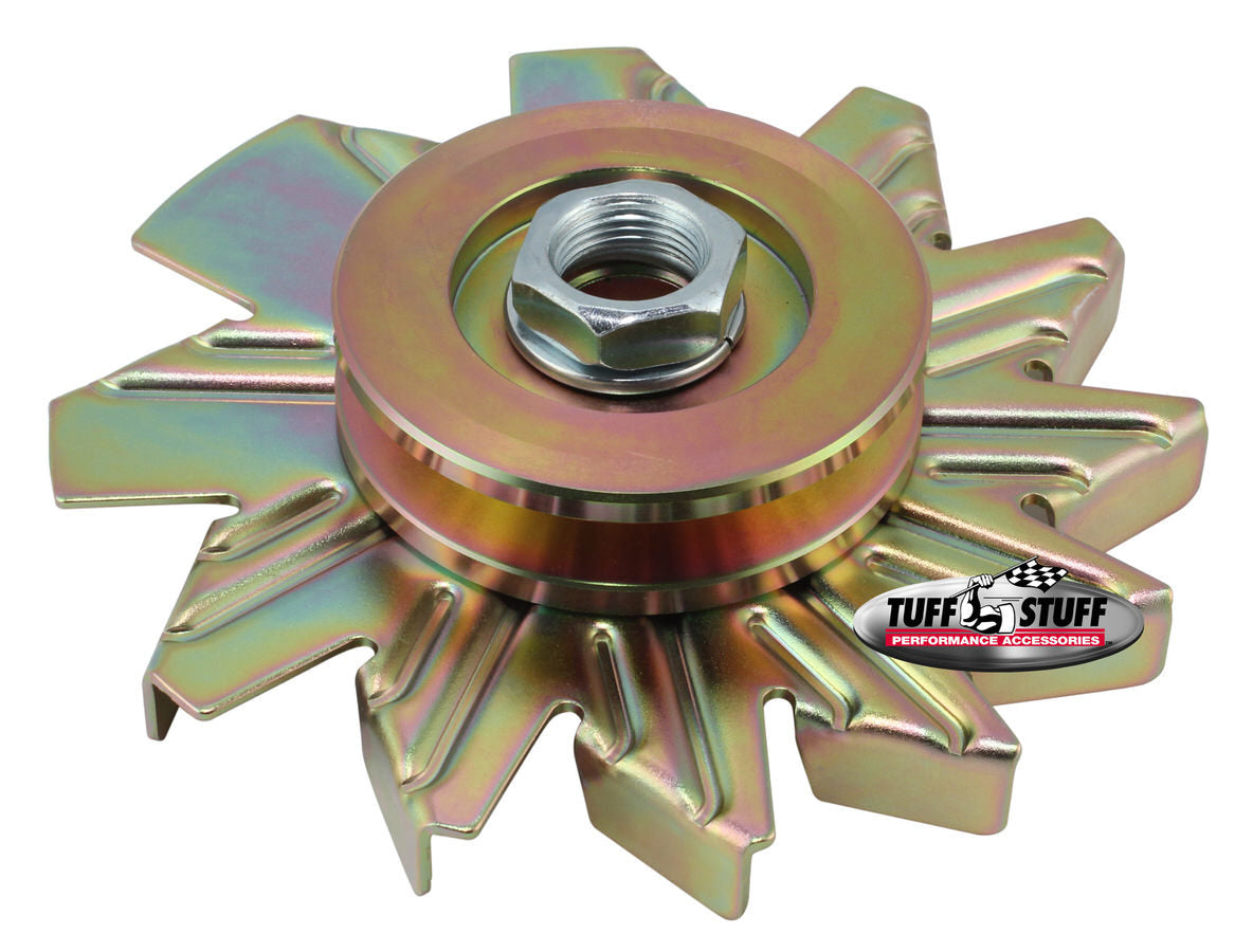 Tuff-Stuff Alternator Gold Zinc Fan And Pulley Combo TFS7600AD