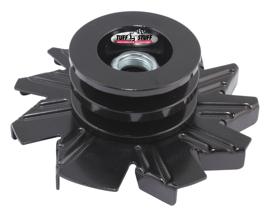 Tuff-Stuff Alternator Stealth Black Fan and Pulley Combo TFS7600BB