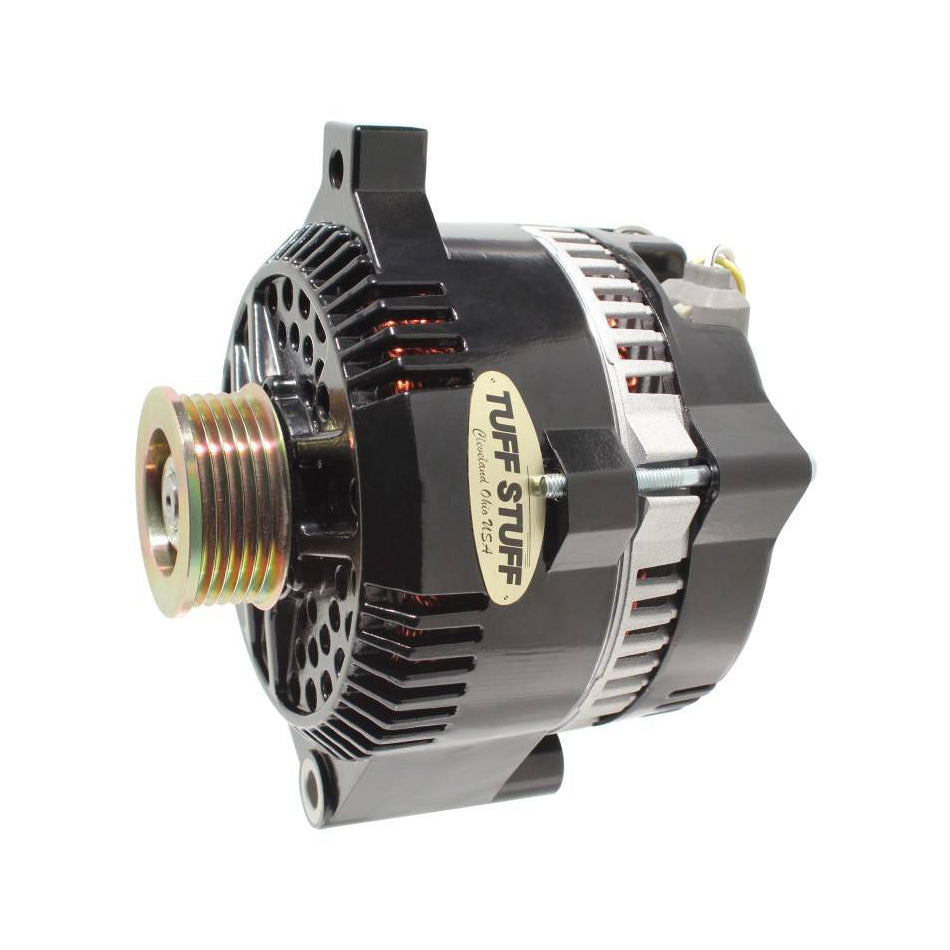 Tuff-Stuff Ford alternator 5.0L 150 Amp 1Wire Black 6 Groove TFS7771BW6G