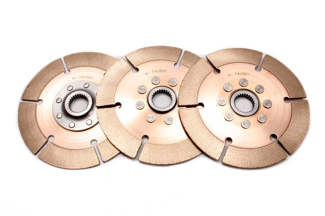 Tilton Engineering Clutch Pack 3 Disc 7.25 1-5/32 x 26spl Metallic TIL64185-4-VTV-36