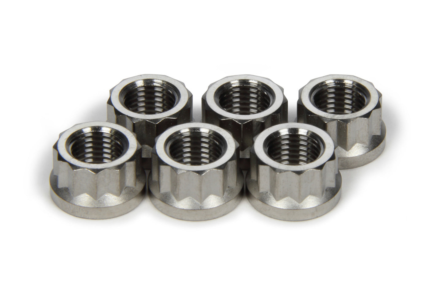Ti22 Performance Torque Tube Nut Set 6pcs Titanium 12pt TIP1054