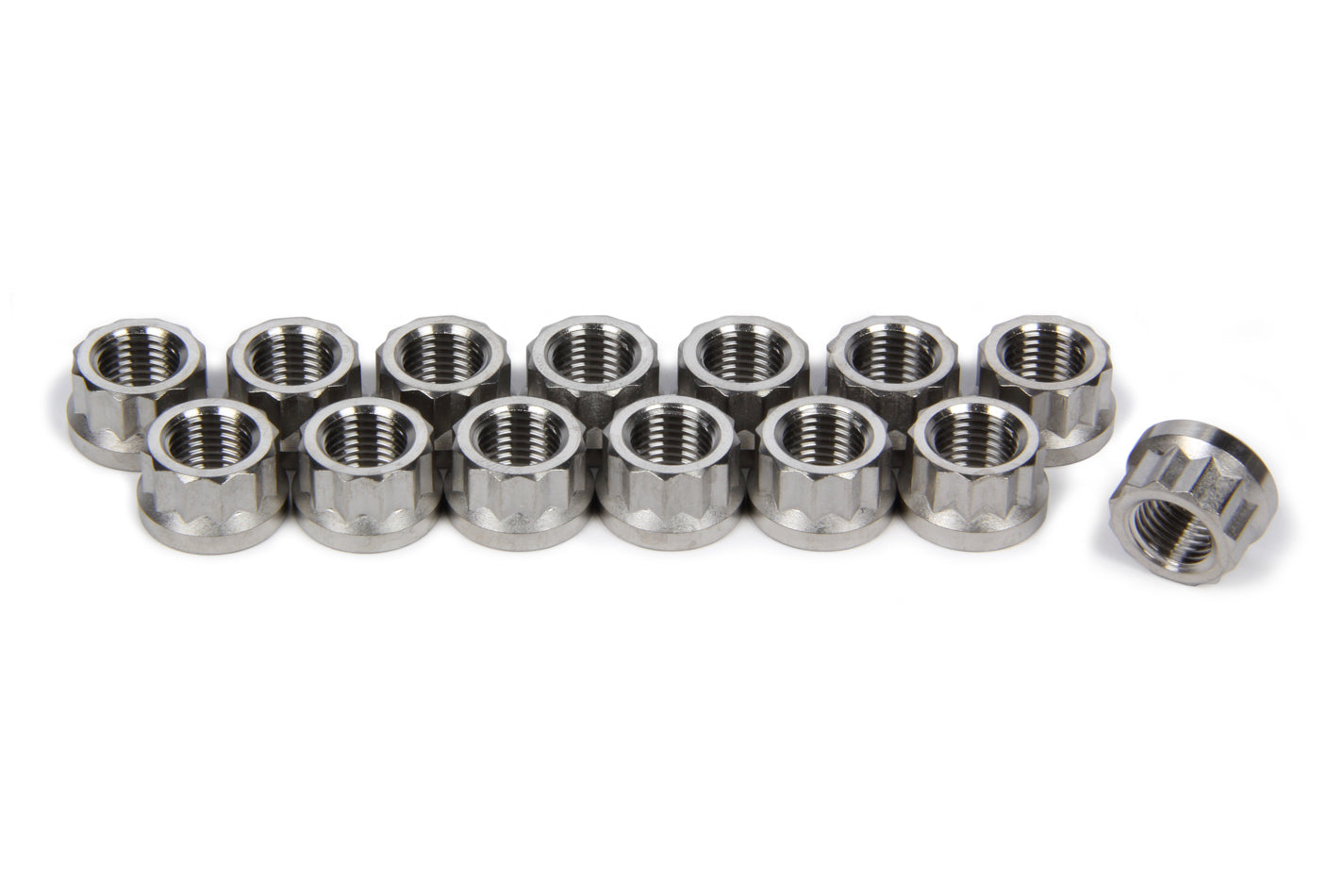 Ti22 Performance Header Flange Nut Set 12pt Titanium 14pcs TIP1124