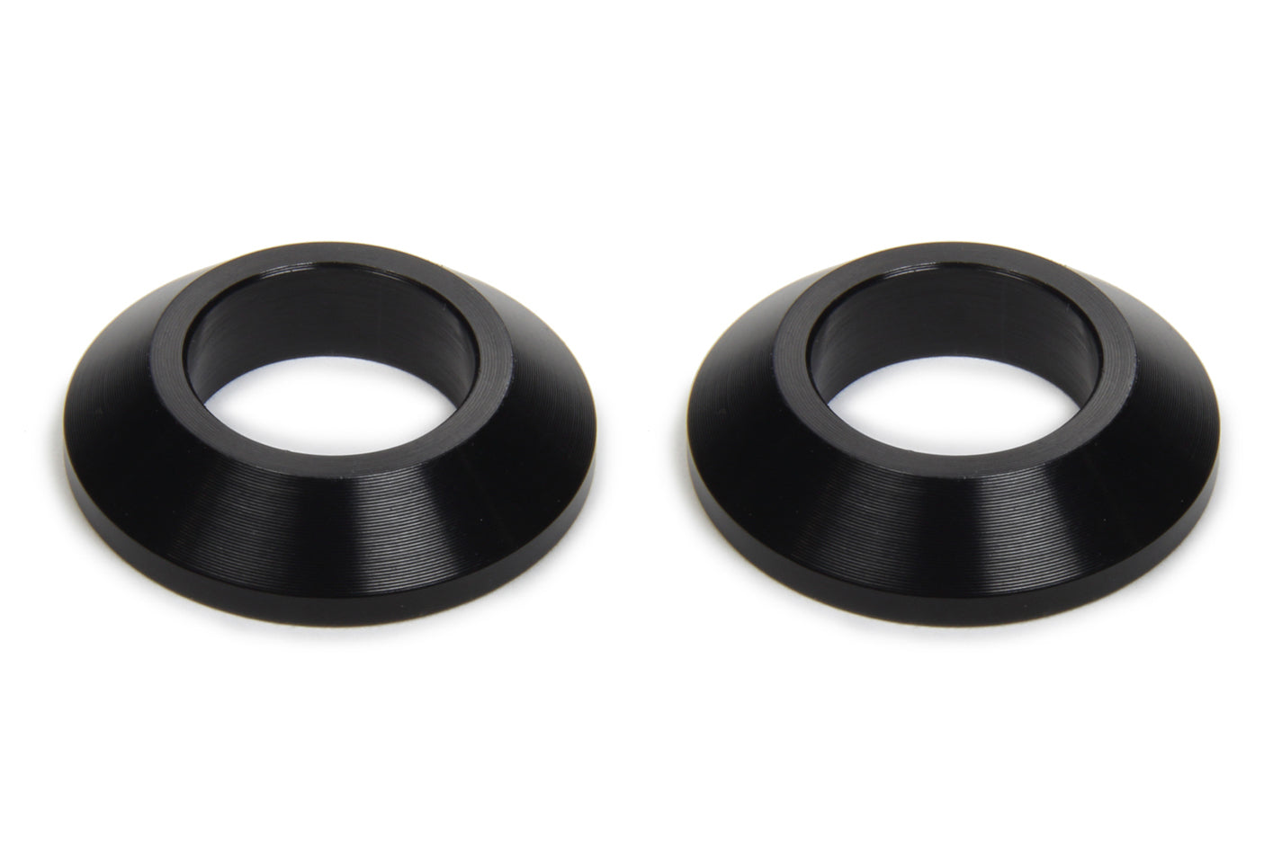 Ti22 Performance Tapered Spacers 1/2in ID 1/4in Thick Black 2pk TIP8221