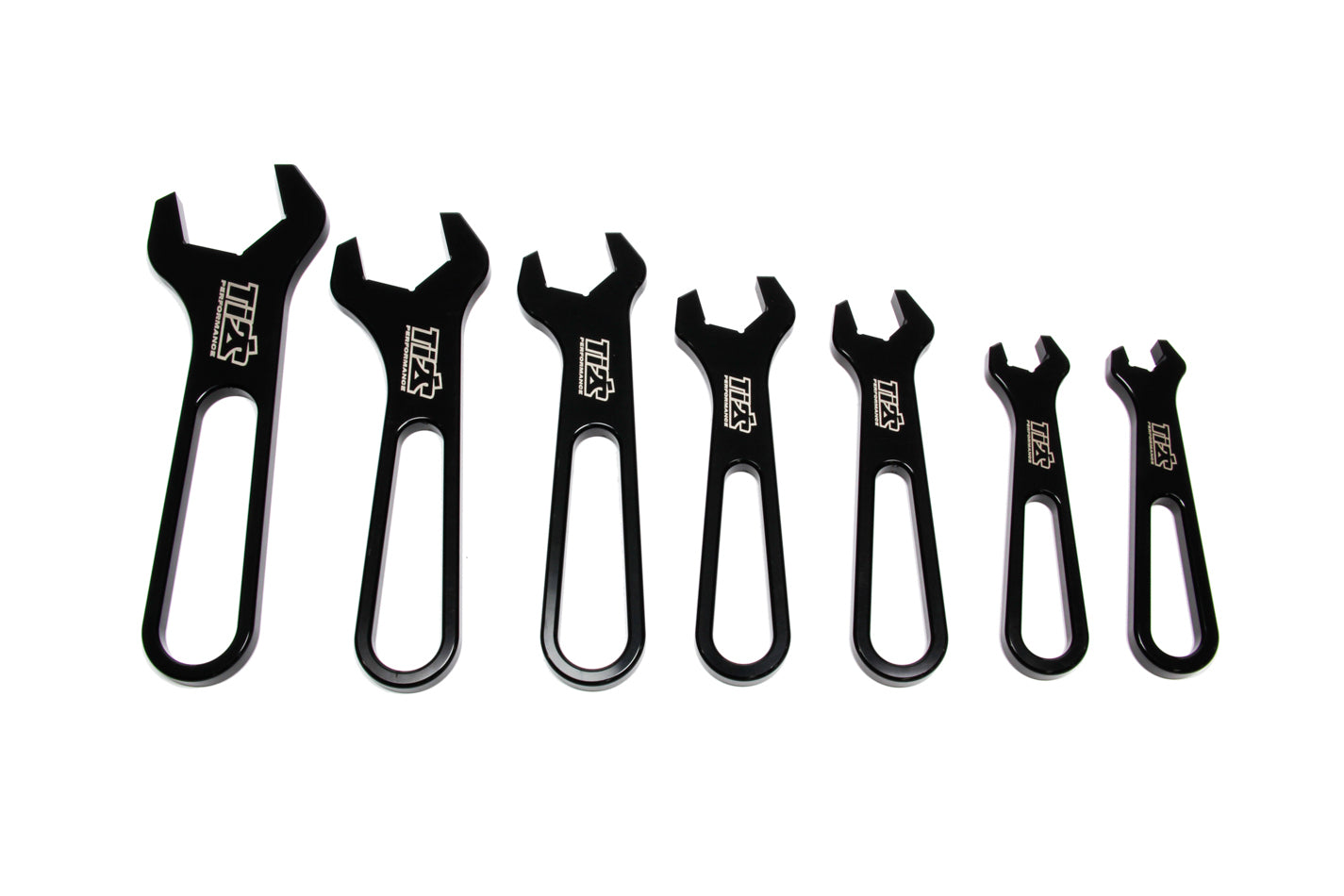 Ti22 Performance AN Wrench Set Aluminum -3 Through -16 Black TIP8530