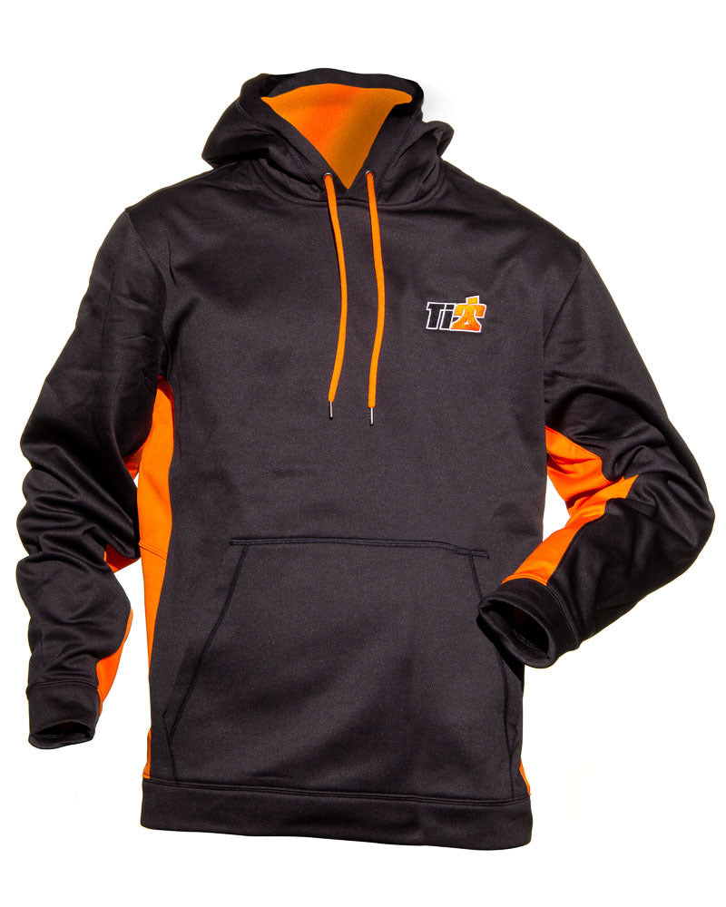 Ti22 Performance Sport-Tek Black Orange Ti22 Hoodie Large TIP9210L