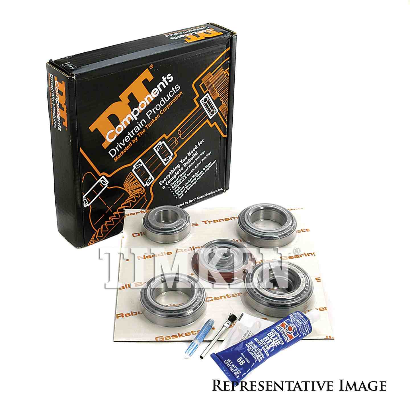 timken axle differential bearing and seal kit  frsport drk23d