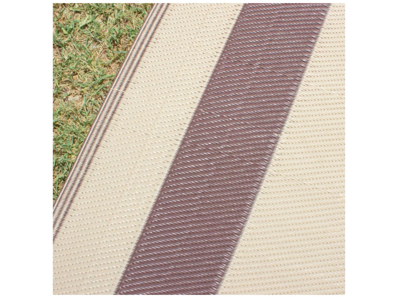 Mings Mark Tropical Oasis Mat, Brown/Beige 8'X18'