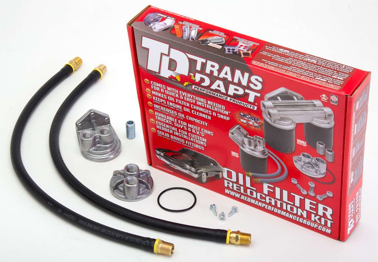 Trans-Dapt Import Single Filter Relocation Kit TRA1158