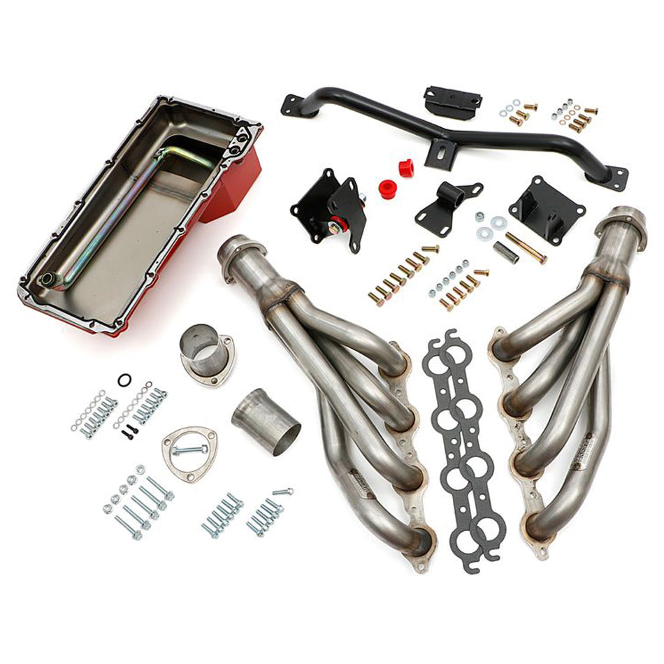 Trans-Dapt Swap In A Box Kit LS Engine Into 73-87 GM P/U TRA42251