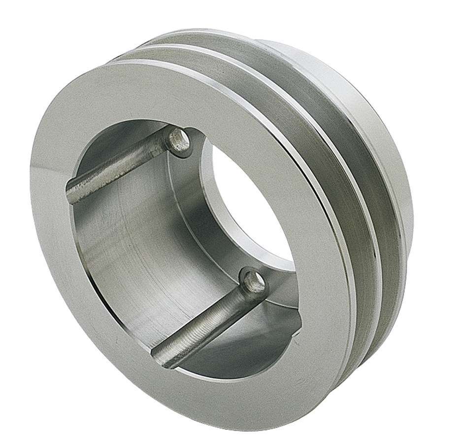 Trans-Dapt Olds Alum. Crankshaft Pulley Double Groove TRA6995