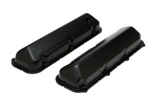 Trans-Dapt 68-88 Ford 429-460 Valve Covers Black Baffled TRA8732