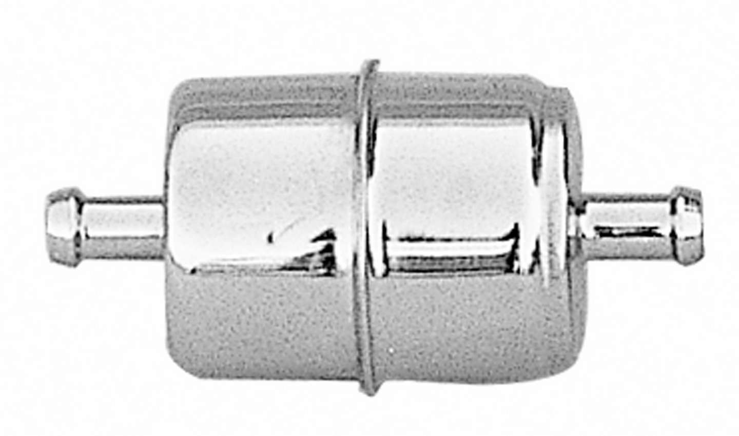 Trans-Dapt 3/8in Chrome Fuel Filter TRA9177