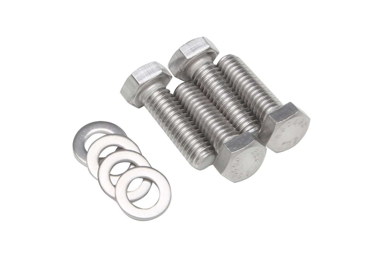 Trans-Dapt Valve Cover Fasteners 5/16-18 in x 1 in Chrome TRA9423