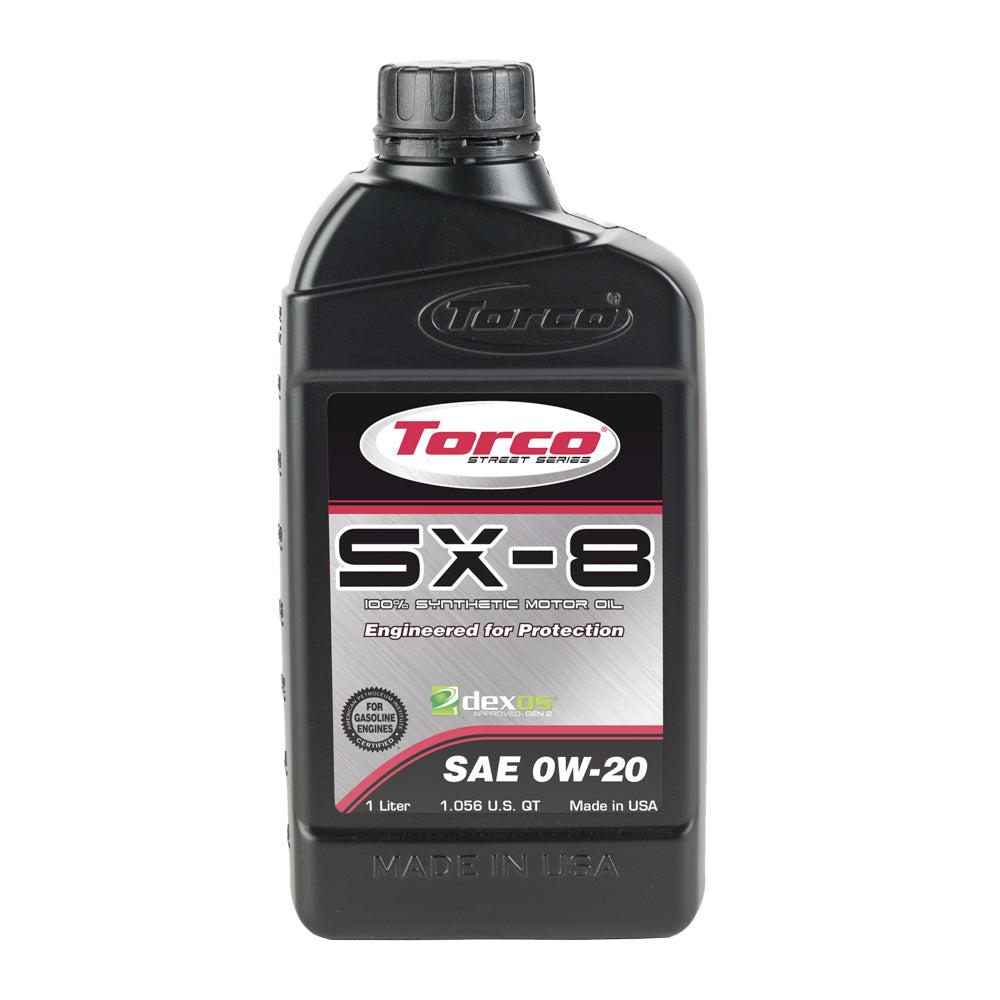 Torco SX-8 0w20 Synthetic Oil 1 Liter Dexos1 TRCA120020CE