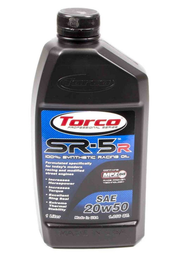 Torco SR-5 Synthetic Oil 20W50 1 Liter TRCA152050CE