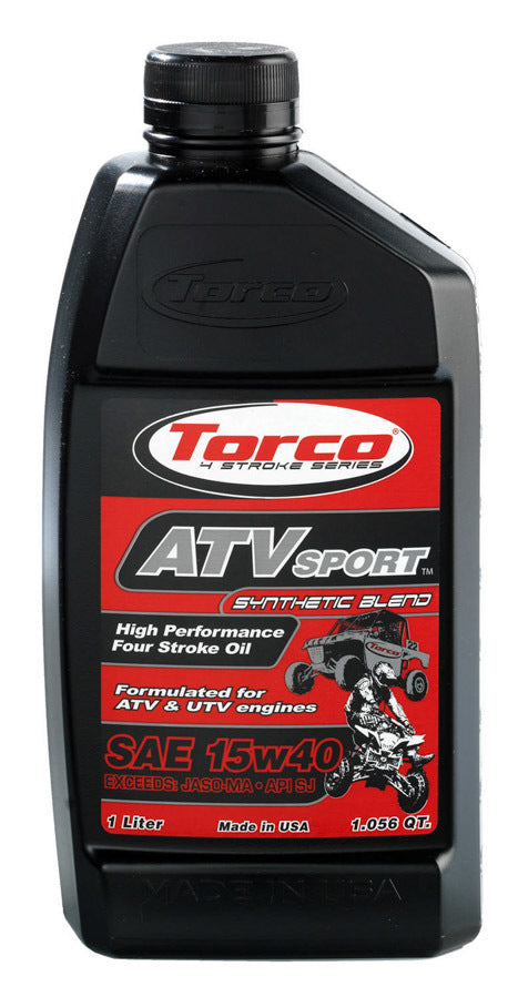 Torco ATV Sport Four Stroke Ra cing Oil 15w40-12x1-Lite TRCT691540C
