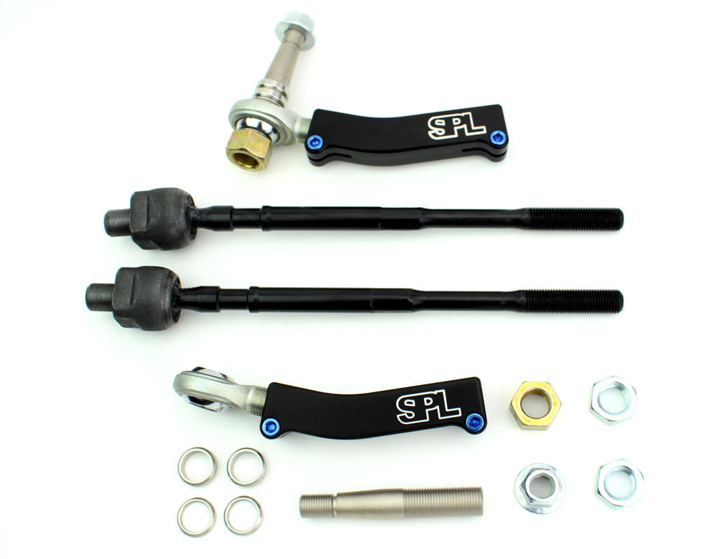 SPL Parts Bumspteer Adjustable Tie Rod End Kit Power Steering NB Miata Drift