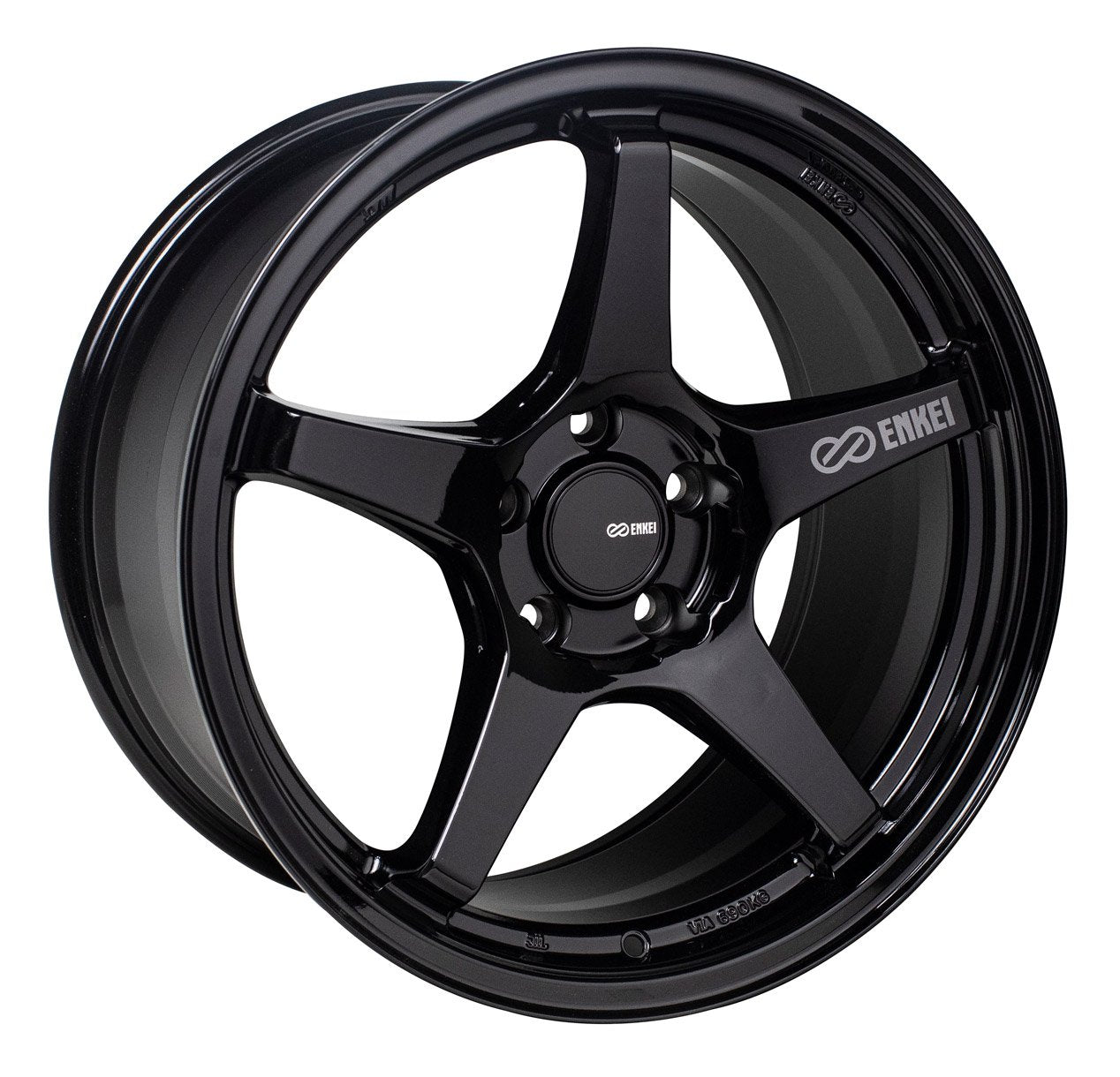 Enkei TS-5 Wheel Gloss Black 17x8 +40 5x114.3 521-780-6540BK