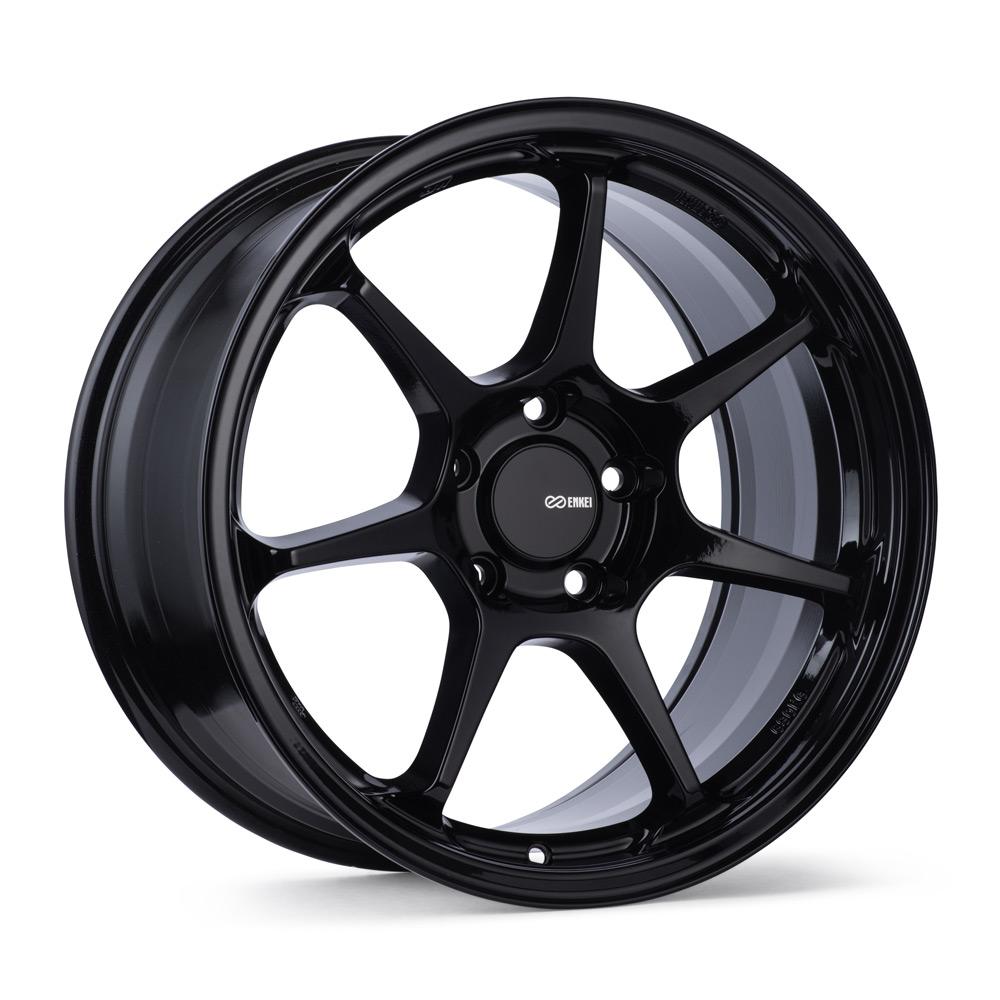 Enkei TS-7 Wheel Gloss Black 18x8 +45 5x112 535-880-4445BK