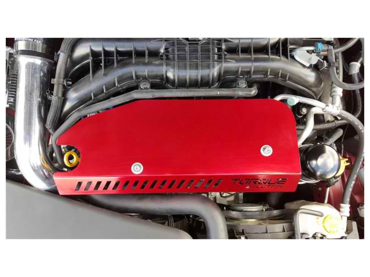 Torque Solution Engine Pulley Cover (Blue): 15+ Subaru WRX / Forester XT 14+ FA20DIT