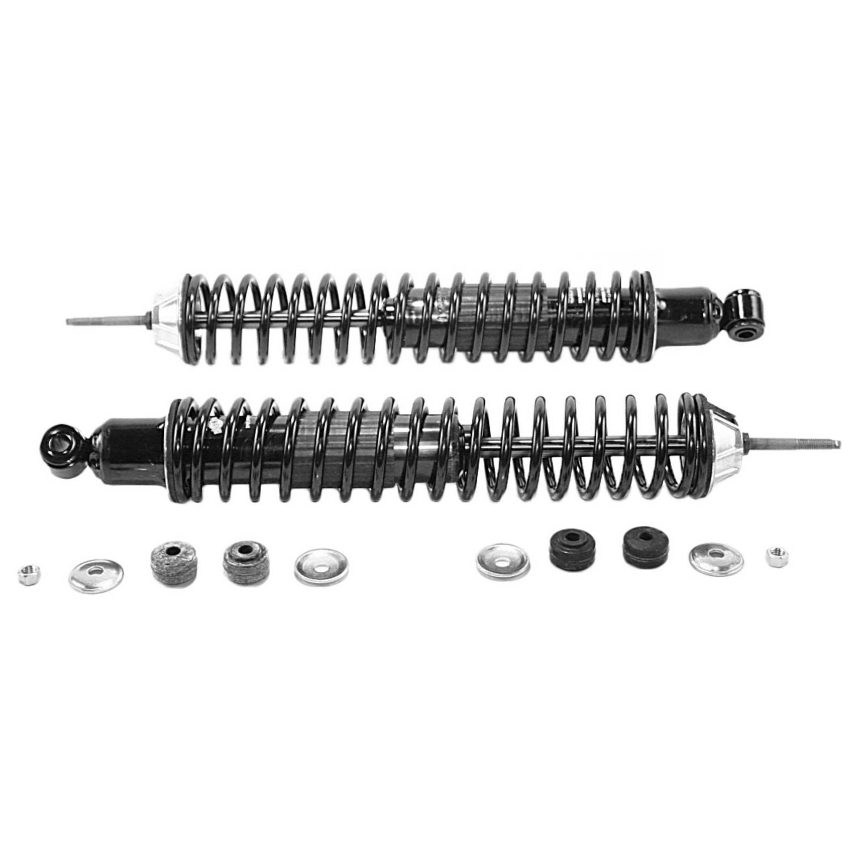 Monroe Shocks & Struts Shock Absorber and Coil Spring Assembly  top view frsport 58605