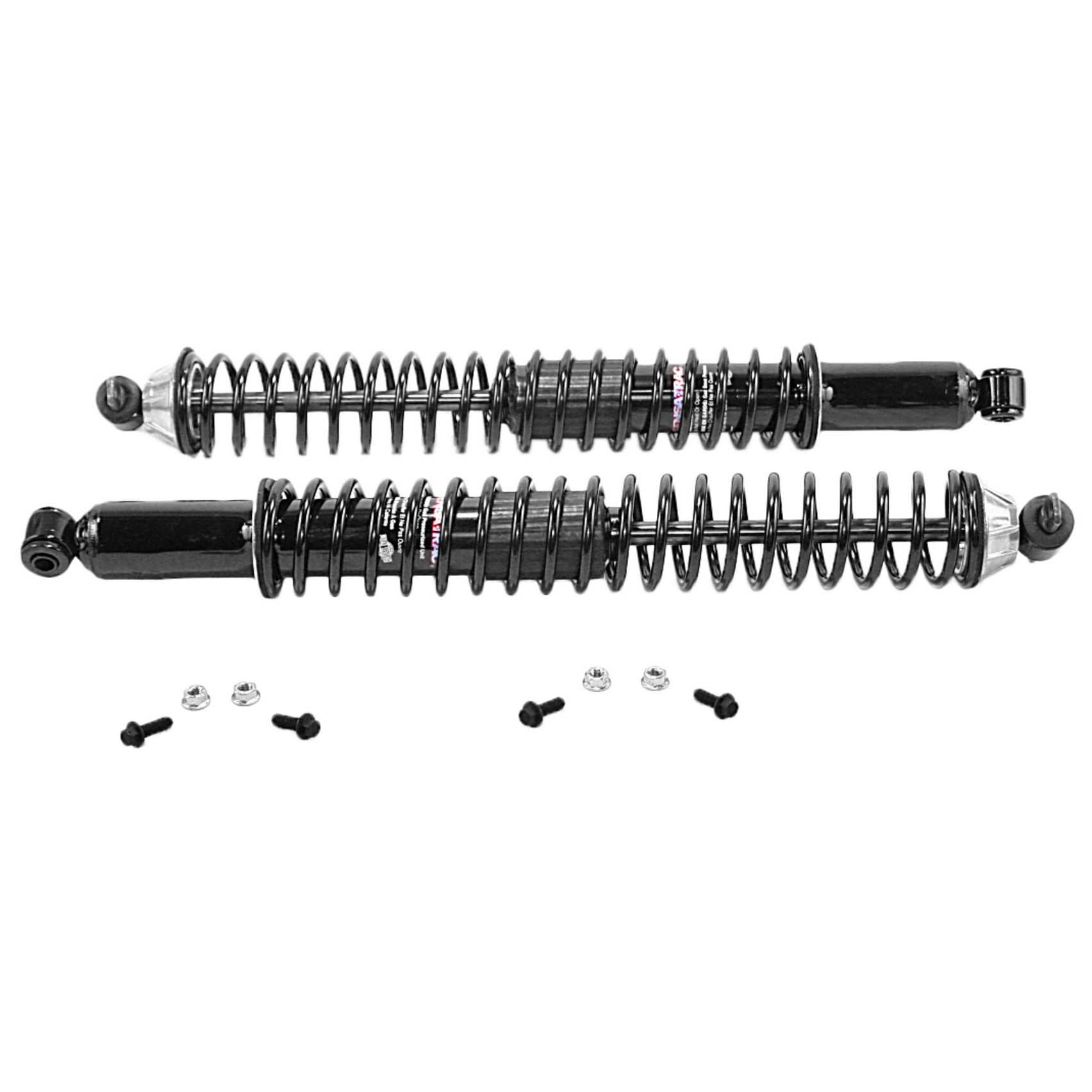 Monroe Shocks & Struts Shock Absorber and Coil Spring Assembly  top view frsport 58617