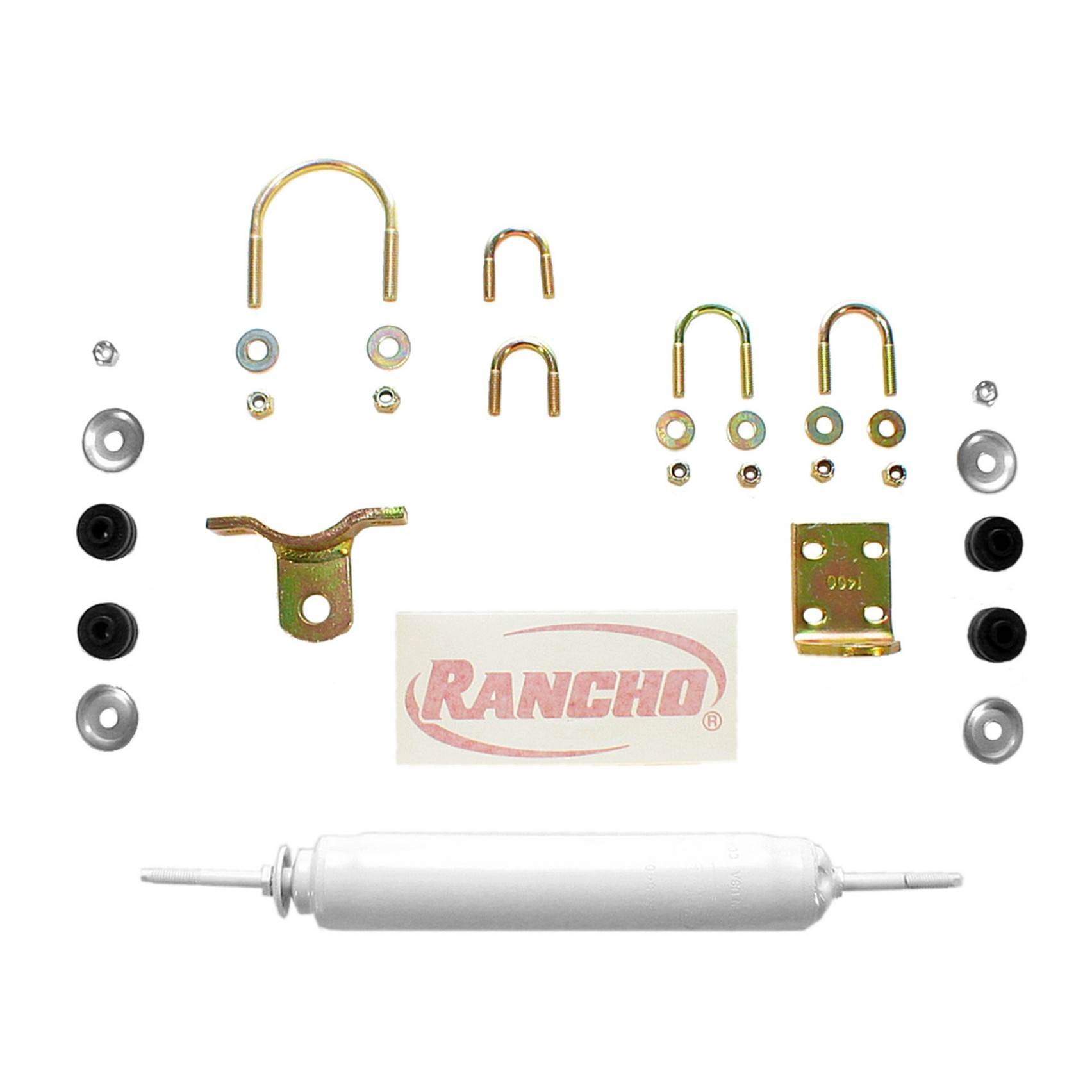 Rancho Steering Damper Kit  top view frsport RS97345