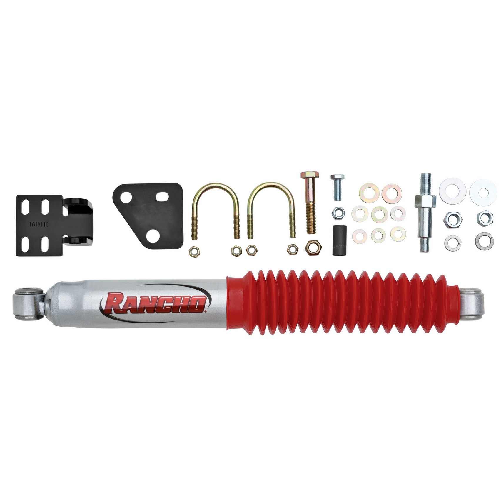 Rancho Steering Damper Kit  top view frsport RS97356