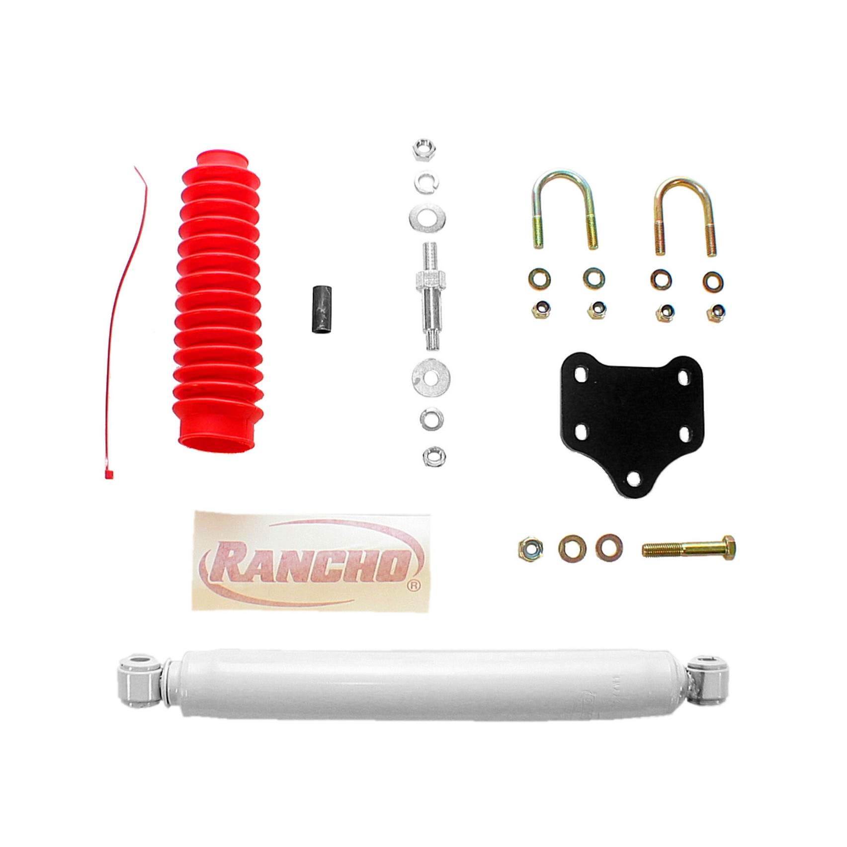 Rancho Steering Damper Kit  top view frsport RS97488