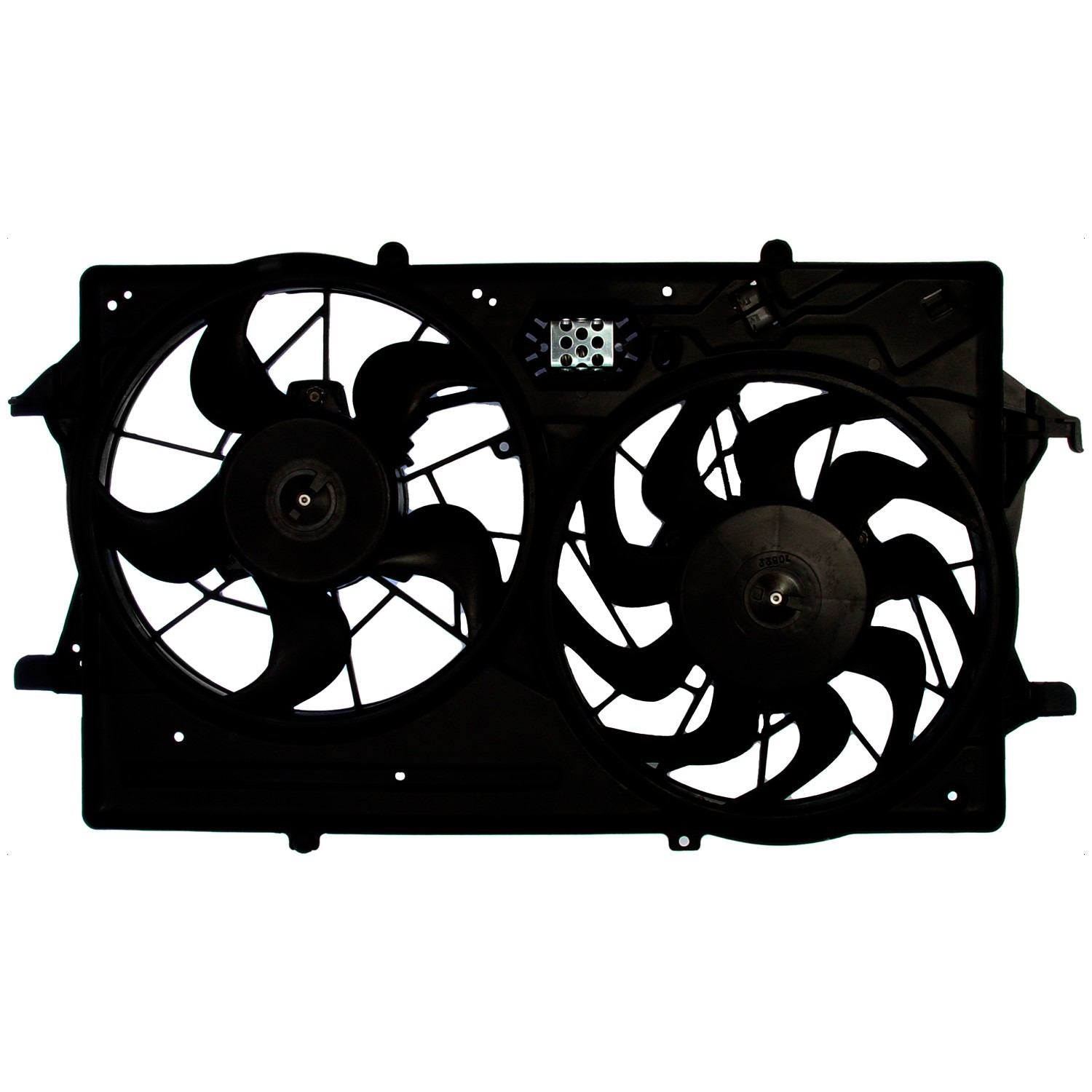 Continental Dual Radiator and Condenser Fan Assembly  top view frsport FA70305