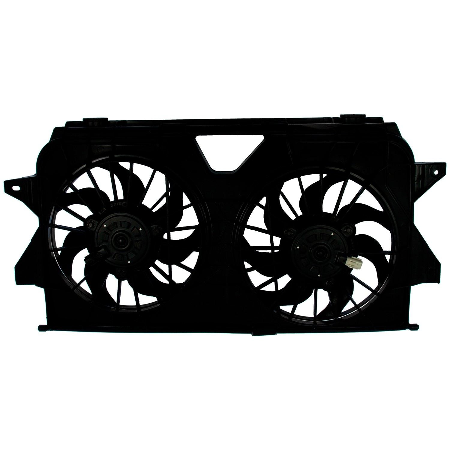 Continental Dual Radiator and Condenser Fan Assembly  top view frsport FA70318