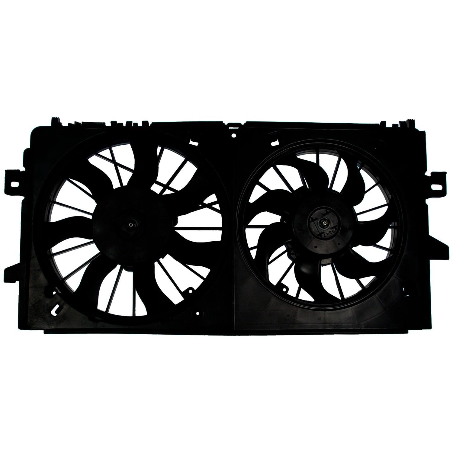 Continental Dual Radiator and Condenser Fan Assembly  top view frsport FA70322