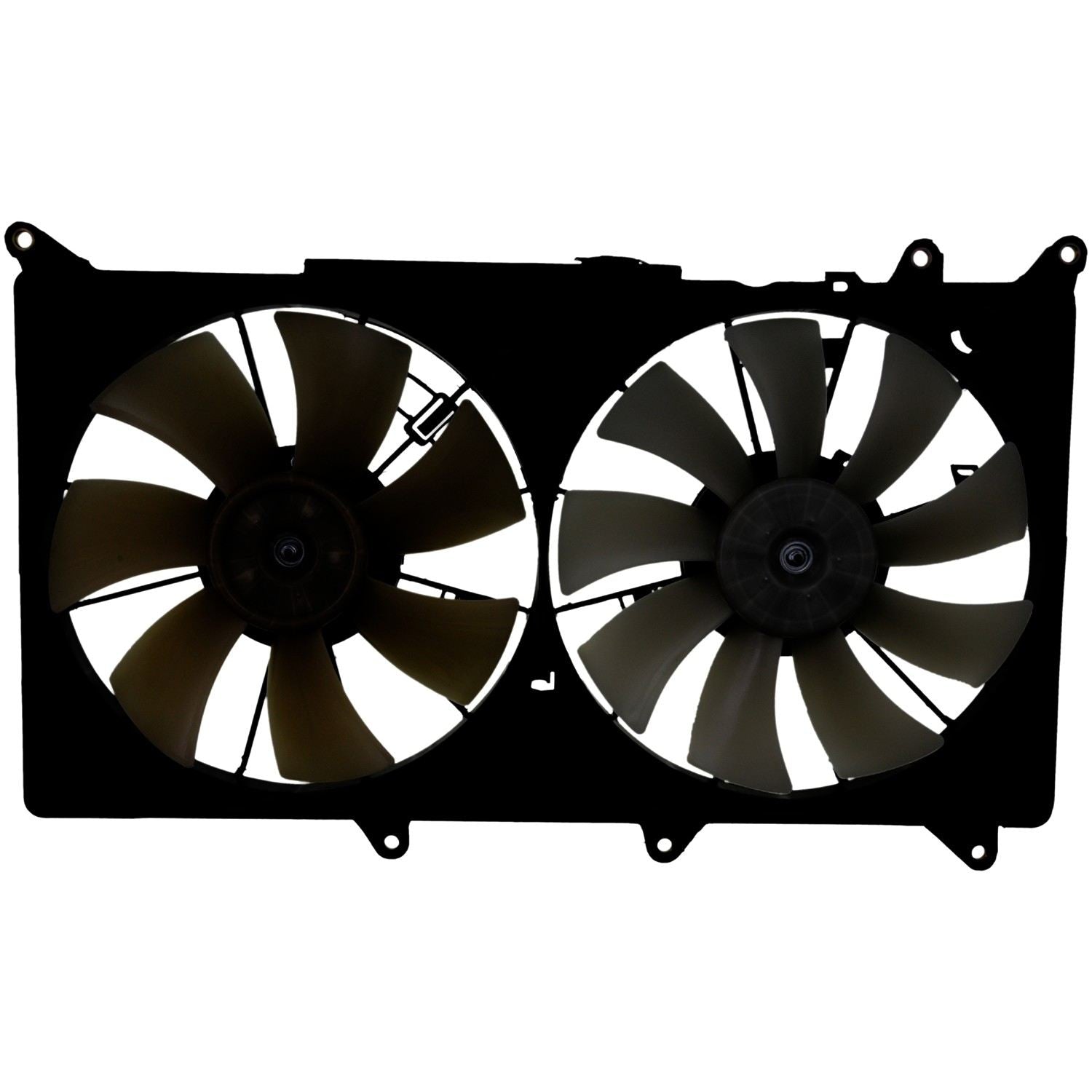 Continental Dual Radiator and Condenser Fan Assembly  top view frsport FA70446