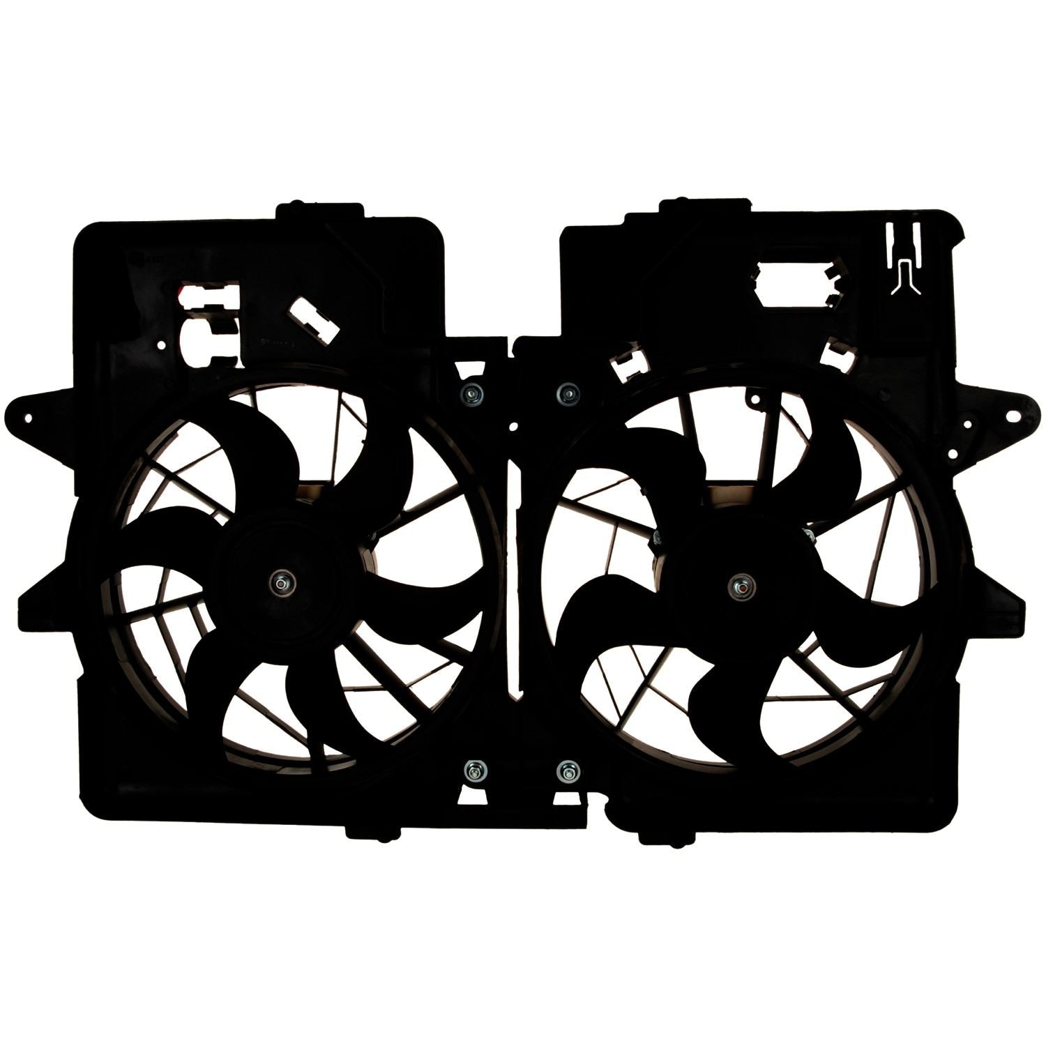 Continental Dual Radiator and Condenser Fan Assembly  top view frsport FA70569