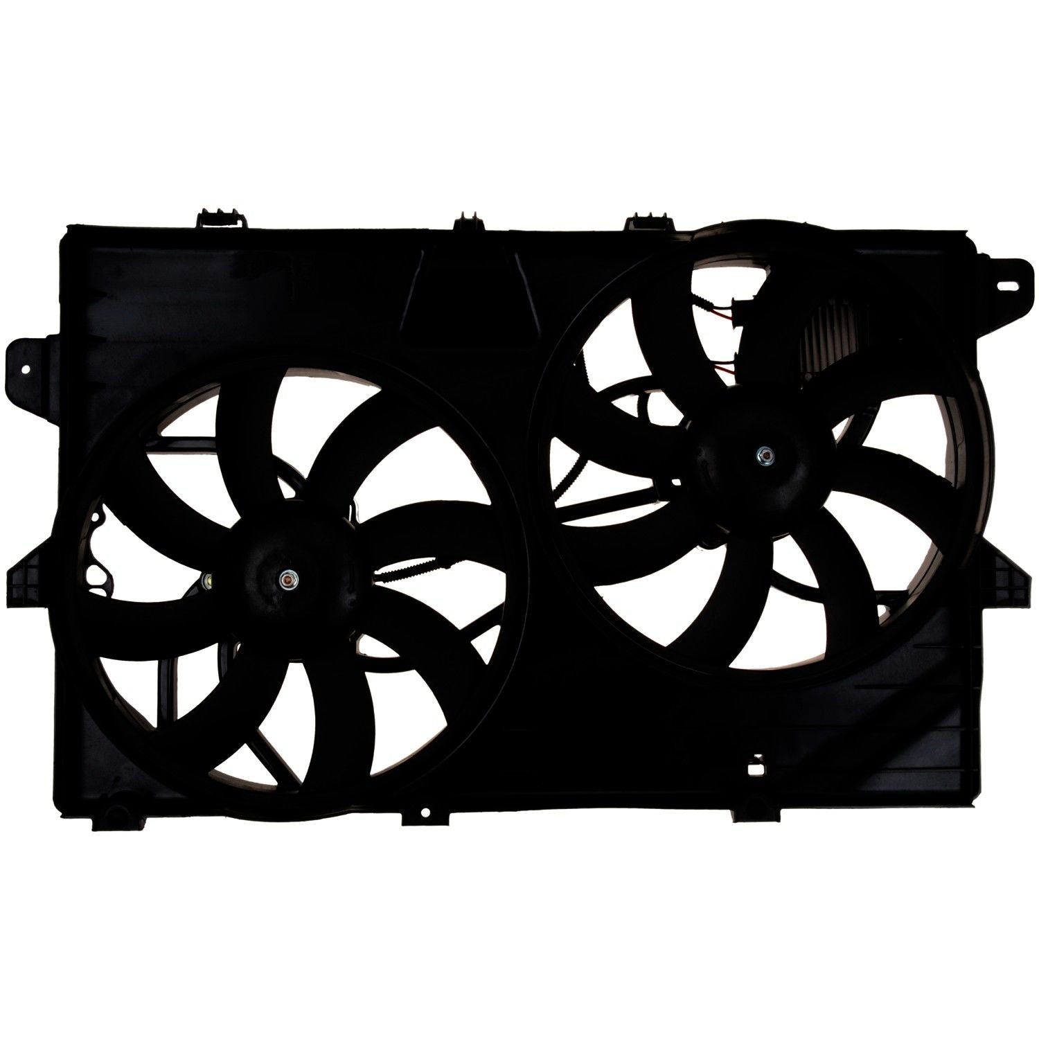 Continental Dual Radiator and Condenser Fan Assembly  top view frsport FA70600