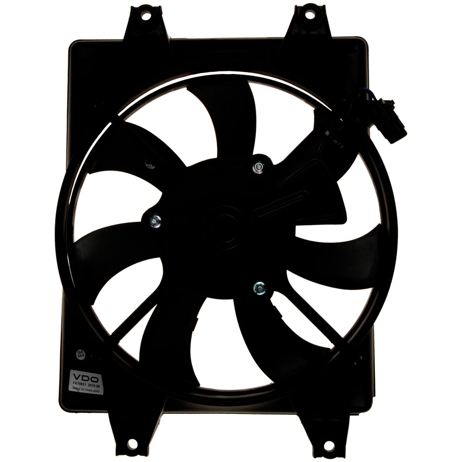 Continental A/C Condenser Fan Assembly  top view frsport FA70631