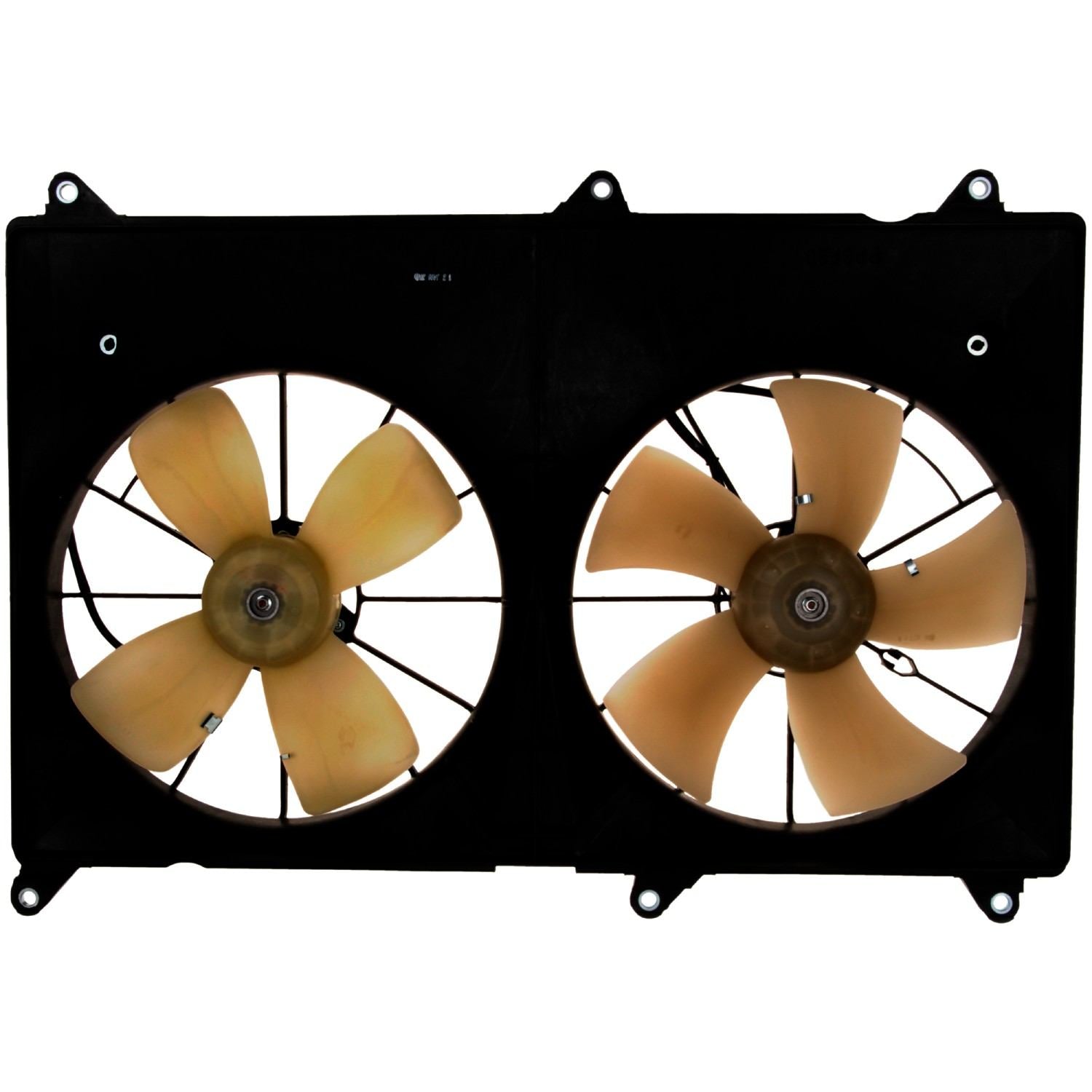 Continental Dual Radiator and Condenser Fan Assembly  top view frsport FA70721