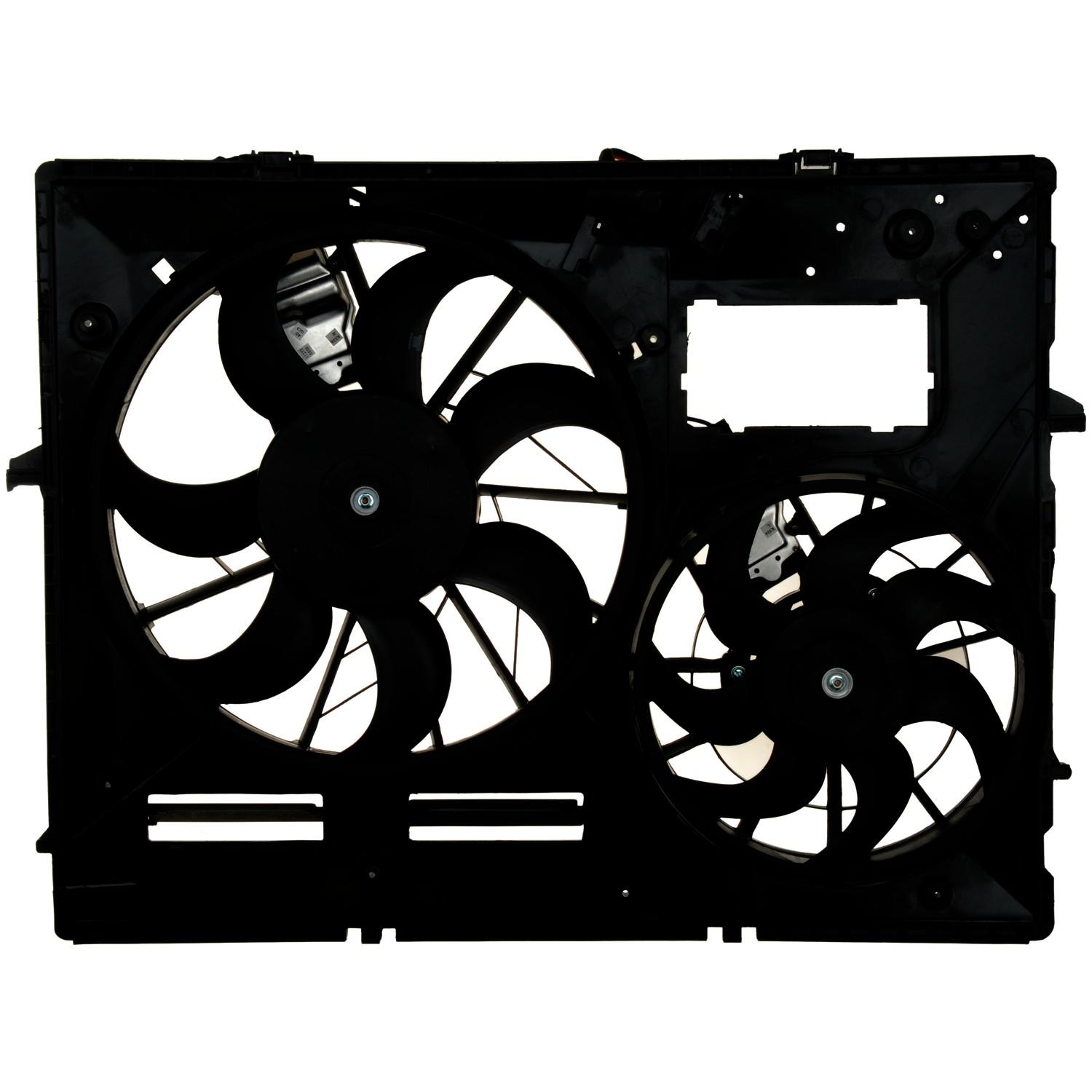 Continental Dual Radiator and Condenser Fan Assembly  top view frsport FA70833